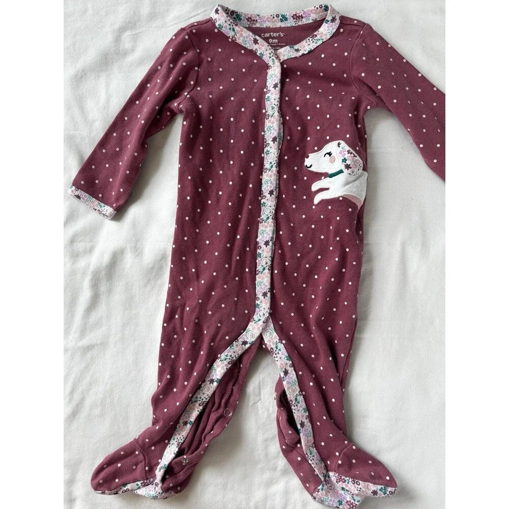 Baby Girl Footie Pajamas Bundle